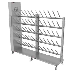 Купить Сушильный стеллаж для обуви SL2 Лидер-премиум мобильный односторонний (45 пар) в Невельске 