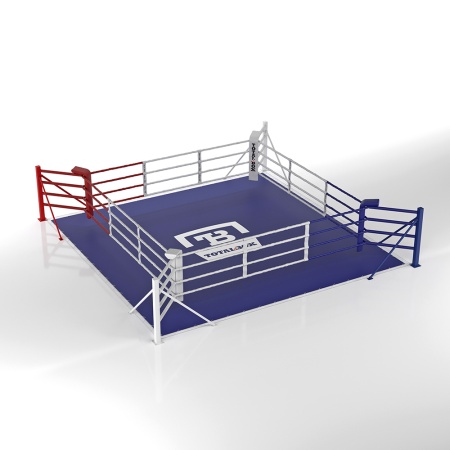 Купить Ринг боксерский напольный Totalbox на упорах 5х5м в Невельске 