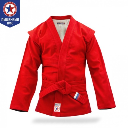 Купить Куртка для самбо "Атака" ВФС (подкладка, пояс)  р 36-48 в Невельске 