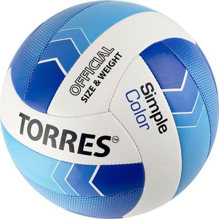 Купить Мяч волейбольный Torres Simple Color любительский р.5 в Невельске 